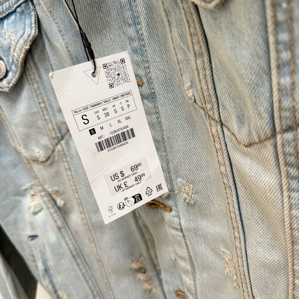 Zara Ripper Denim Jacket - Picture 4 of 4